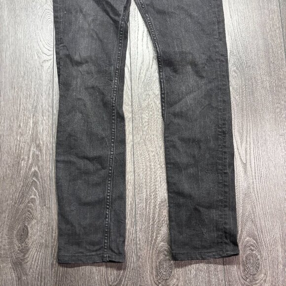 AllSaints Jeans 30 x 31 Mens Black Spitalfields Skinny Stretch Designer - Picture 2 of 10